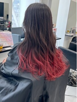 アライブ キチジョウジ(ALIVE Kichijoji) 【ALIVE吉祥寺】ワインレッドグラデーションカラー