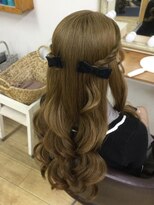 ヘアアンドメイク ゼン ヨコハマ(Hair&Make ZEN YOKOHAMA)&nbsp;ねじりハーフツイン