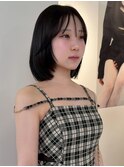 長めボブだから結べて安心♪レイヤーボブでこけしにならない