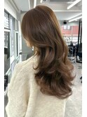 くすみベージュなレイヤーカット 【大阪 梅田】