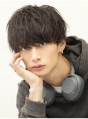 緩めワンカールソフトツイストマッシュパーマ無造作ショート