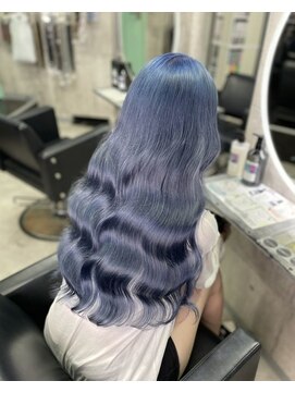 インク 渋谷(INK.) ミルクティーブロンドニュアンスウルフワンホンレイヤー渋谷