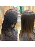 艶髪髪質改善ストレート