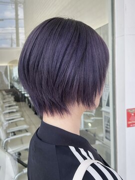 プロデュース 陽光台店(Produce) ショート × パープルカラー