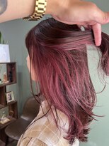アンジュール(Anjoule)&nbsp;ワインレッドのイヤリングカラー