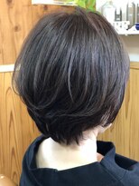 ララテラス(LaLa Terrace)&nbsp;ナチュラルショートボブ×ダークアッシュ