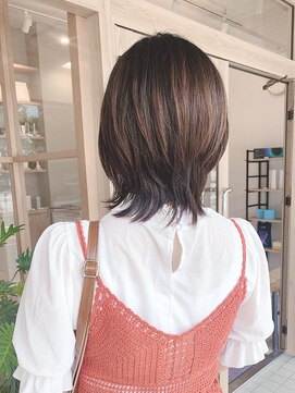 リール ヘアー 箱崎店(rire hair) ミディアム×ウルフ