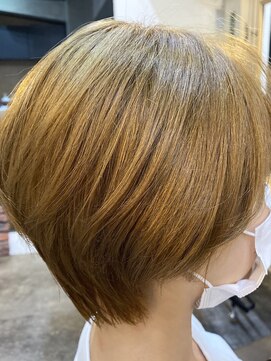 ロア ヘアーコーディネート 四条烏丸店(LoRE hair coordinate) LoRE☆ハンサムショート×ハイトーンカラー