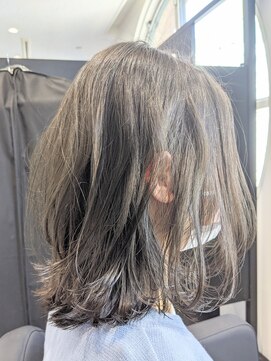 ジエクト 本店(The Ect) 外ハネボブ×ラインカラー×デザインカラー