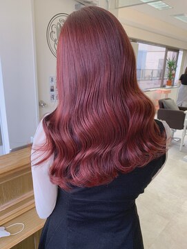 グロウ 秋葉原(grow) 韓国風巻き×ピンクパープル_gaa31629