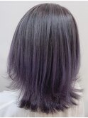 バレイヤージュ × パープル