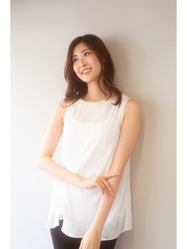 バルベストーキョーサウス(BARBES TOKYO SOUTH) 大人可愛い/20代・30代/くびれヘア/暗髪/ニュアンスカラー