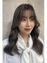 ロンドアヴァントゥス 池袋(Lond aventus)&nbsp;韓国ミディアムヘア、ショコラベージュ