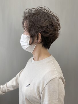 ラポールヘアー(rapport hair) ミセスショート×パーマ＊