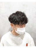 波巻きパーマ