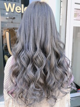 ラビス 浦和(Lovis) デザインカラー/レイヤーカット/ウェットヘア/夏のヘアアレンジ