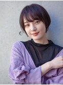 横顔美人丸みショート【Ash清瀬店　大嶋康嵩】