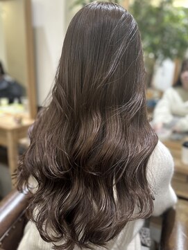 ローネス ギンザ(LONESS ginza) ロングレイヤー小顔カット 2wayバング 韓国へア髪質 改善