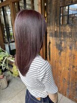 へアサロンアンドカフェガーデン(hair salon&cafe GARDEN)&nbsp;ブリーチなしカラー/ピンクラベンダー/ピンクカラー