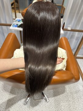 ジーナ 西新(Zina) 髪質改善*ブリーチなしグレージュ【Zina 西新】