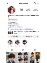 Aoi  Instagram【aoi.el.homme】　　　　　　　　【hommeblanche.aoi】