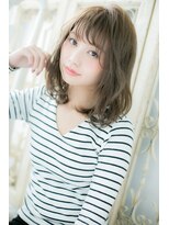 モッズ ヘア 福岡姪浜店(mod's hair) mod's姪浜/グレーベージュウェットヘアくせ毛風ボブパーマh