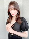 髪質改善☆韓国黒髪ヘア前髪顔周りレイヤーカット[銀座]