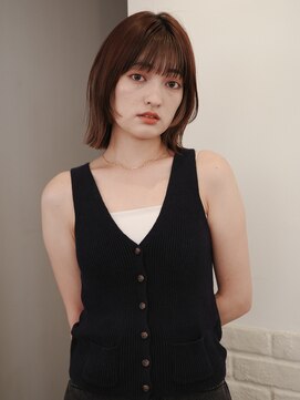 メイクス 表参道(MAKE'S omotesando) レイヤーボブ/ボブ/切りっぱなしボブ/顔まわりカット