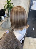 ハイライト×ベージュ
