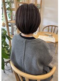 大人可愛い20代30代40代50代オススメ丸みショートボブ◎