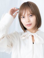 ドクターズ サロン ラブ(Dr's Salon LAB)&nbsp;シースルーバングハイトーンカラーボブディj古河20代30代