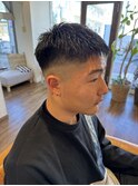 クロップフェードカット