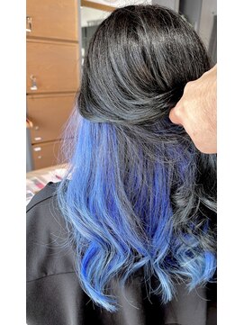 インナーカラー・ブルー・バイオレット【豊見城・南風原】