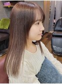 髪質改善×マロンベージュ