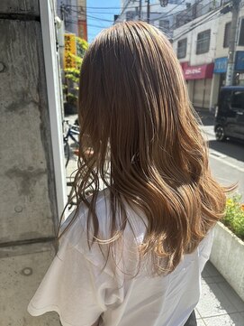 バサ 久米川店(BASSA) 巻き髪レイヤー/ミルクティーベージュ