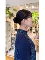 ヴィサージュヴィフ パワード バイ モンス(VISAGEVIF POWERED BY MONS)&nbsp;シニヨンスタイル