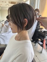 ハピネス 西大寺店(Happiness)&nbsp;ショートカット×ひし形ショートボブ×前髪あり30代40代50代