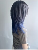エル セルカ 高田馬場(el CERCA)&nbsp;ハッシュカット・ハイレイヤーカット×ブルー
