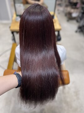 ルート 南堀江(route) ピンクラベンダー/艶髪/イメチェン/前髪カット/堀江