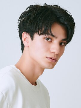 エルマーク 堺東(L-MARK) センターパート/ニュアンスパーマ/カルマパーマ/men's