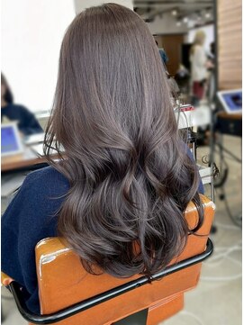 ソヨン 名駅2号店(SOYON) 小顔/ロングレイヤー/黒髪/アッシュグレー/ハッシュカット/261