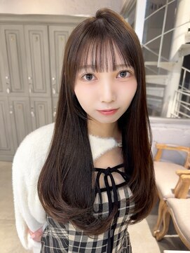 カシュカシュ 表参道(cache cache) レイヤーカットワンカールハッシュカット