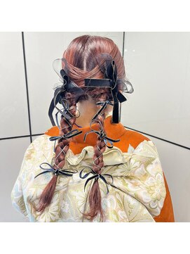 エルム 原宿 表参道(yelm) 【ヘアセット】#ダブルカラー#ケアブリーチ#韓国#インナーカラー