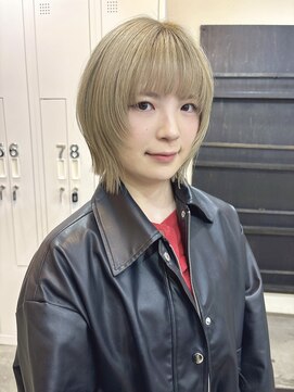 エトネ ヘアーサロン 仙台駅前(eTONe hair salon) ［ eTONe ］プツッとbob layer × White beige