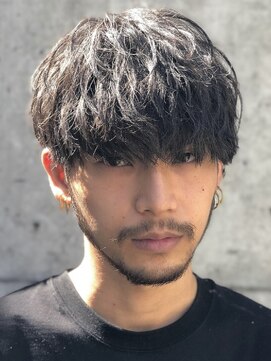 フィフス 大分(fifth) 大分緩めツイストスパイラルパーマメンズカット刈り上げマッシュ