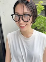 スク(SUKU) ハンサムショート×オリーブベージュ