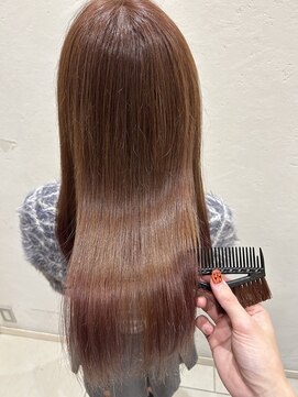 リーナ ビューティガーデン(LiNA BeautyGarden) 髪質改善カラー×ラベンダーベージュ