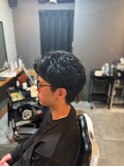 フェザーパーマスタイル/鋏仕上げ/20代/30代/40代/宮城/仙台