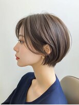 モードケイズ ラ ヴィ ベル(MODE K's la vie belle) 【庄内/髪質改善】30代 マロンくびれショートボブ