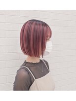 アンディー(&dy) 髪質改善トリートメント×チェリーピンクボブ